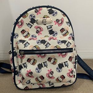 Naruto Shippuden x Hello Kitty and Friends Allover Print Mini Backpack/Bookbag